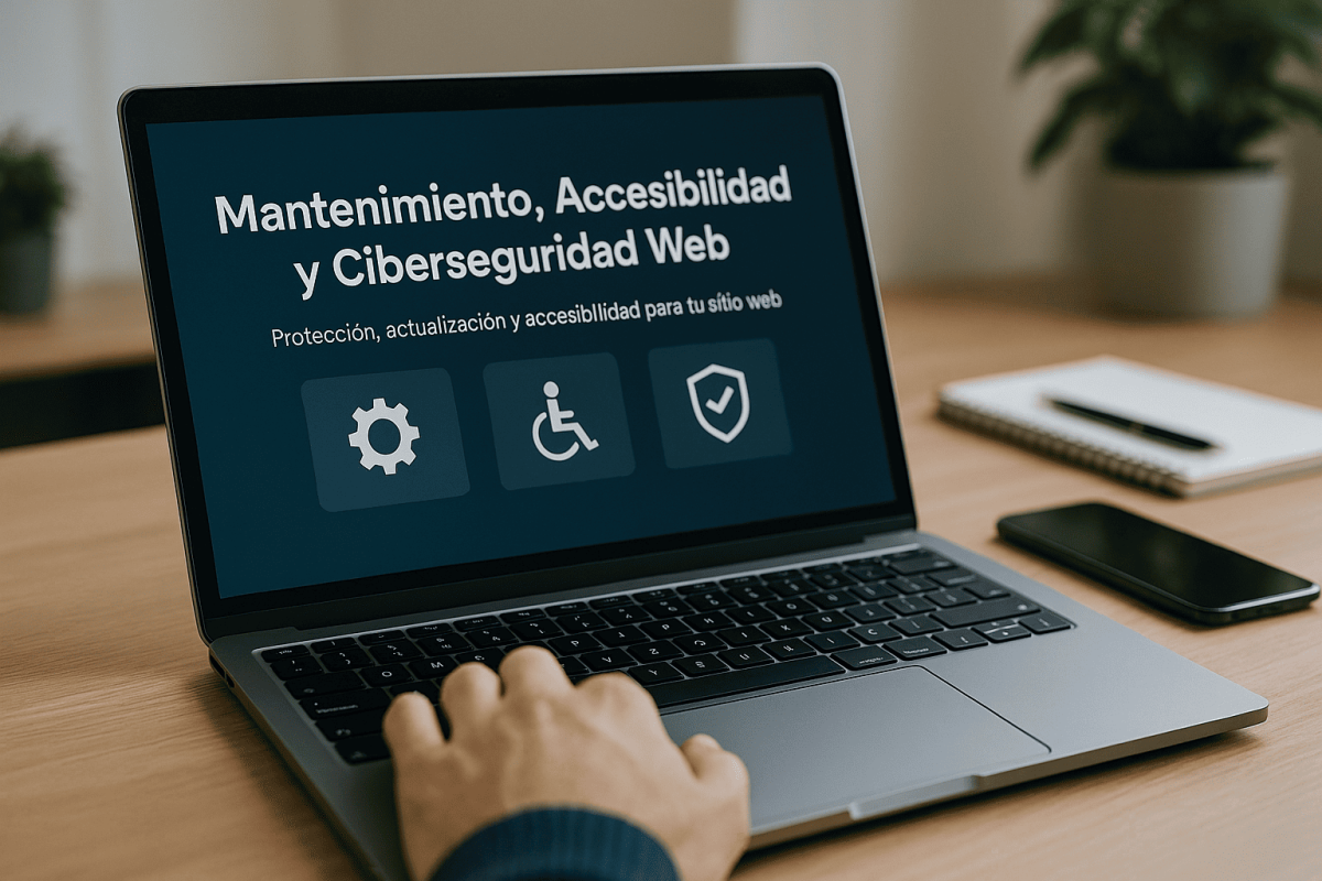 Mantenimiento, accesibilidad & ciberseguridad